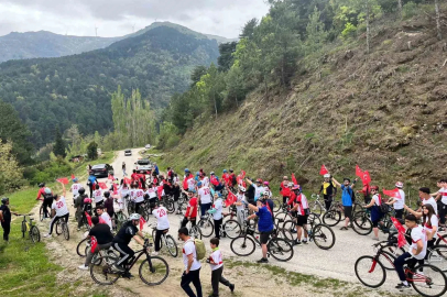 Babadağ’da 19 Mayıs coşkusu pedallarla yaşandı

