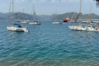 İsrail zulmüne uğrayan "Global Sumud Filosu"ndan bir grup Marmaris’e geldi
