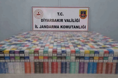 Diyarbakır’da 40 bin paket kaçak sigara ele geçirildi
