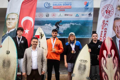 Türkiye Dalga Sörfü Şampiyonası Samandağ’da tamamlandı
