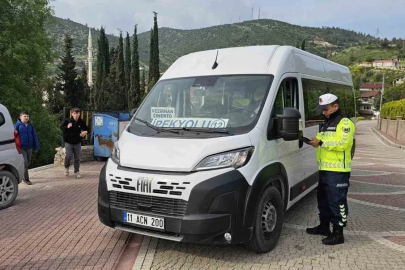 Bilecik’te okul servis araçları denetlendi
