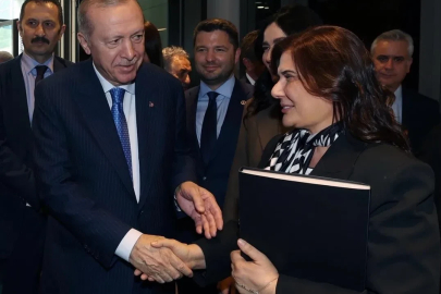 Çerçioğlu projelerini Cumhurbaşkanı Erdoğan’a sundu

