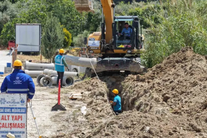Aydın Büyükşehir’den Davutlar’da altyapı yatırımı
