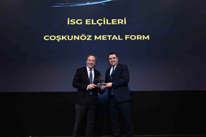 Coşkunöz Metal Form, İSG Elçileri Kategorisinde ödül aldı
