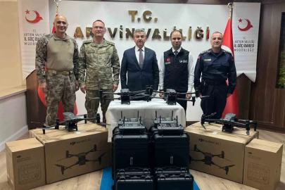 Artvin’de sınır hattında termal dron dönemi

