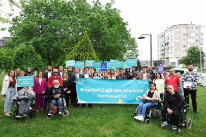 Nilüfer’de sloganlar engelleri aşmak için yükseldi
