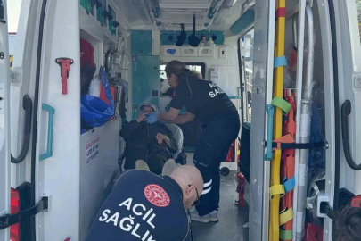 Tramvayın çarptığı kadın hastanelik oldu
