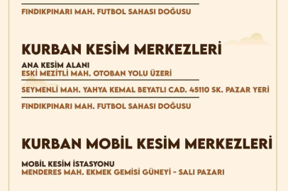 Mezitli’de kurban kesim ve satış noktaları belirlendi
