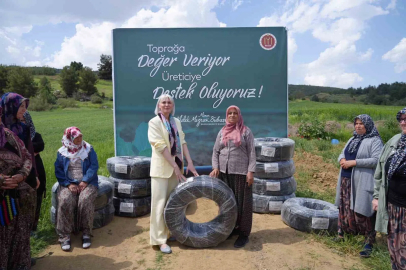 Bilecik’te belediyeden köylere sulama borusu
