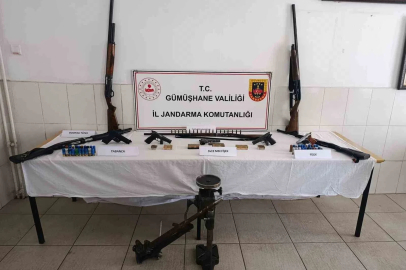 Gümüşhane’de jandarmadan silah operasyonu
