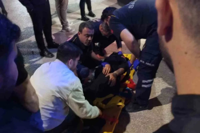 Otomobil ile motosiklet çarpıştı: 1 yaralı
