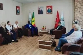 Senagal Cumhuriyeti Büyükelçisi’den SANKON’a ziyaret
