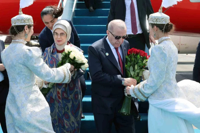 Cumhurbaşkanı Erdoğan TDT zirvesi için Türkistan’da
