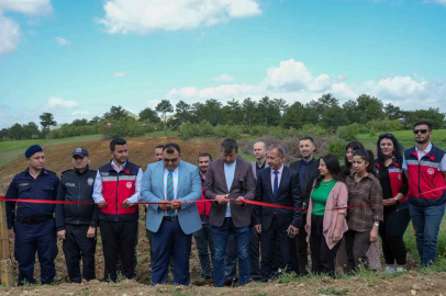 Tescilli Pazarlar Kirazı uygulama alanı hizmete açıldı
