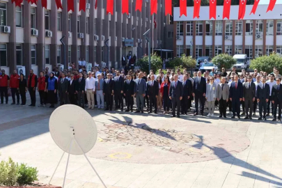 Aydın’da Gençlik Haftası, çelenk töreniyle başladı
