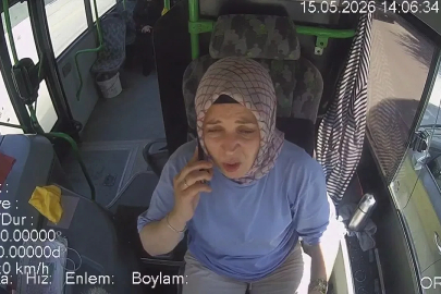 Yolcusu fenalık geçirince kadın şoför rotayı hastaneye çevirdi
