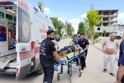 Elektrikli motor devrildi: 1 yaralı
