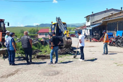 İlçede doğalgaz altyapı çalışmaları devam ediyor
