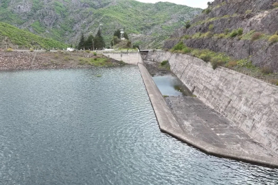 Almus Barajı’nda dolusavağa 50 santim kaldı

