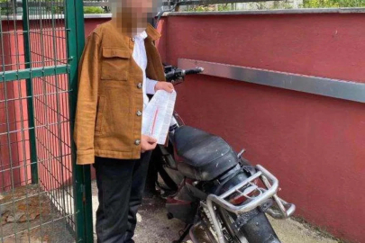 20 bin liralık motosiklete 286 bin TL ceza
