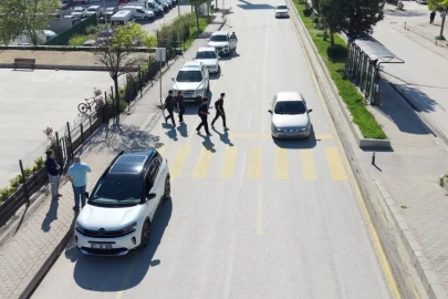 Bilecik’te drone destekli trafik denetimi
