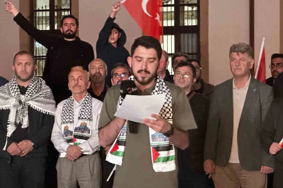 Küresel Sumud Filosu’na yapılan saldırıya karşı Sakaryalılar tek yürek oldu
