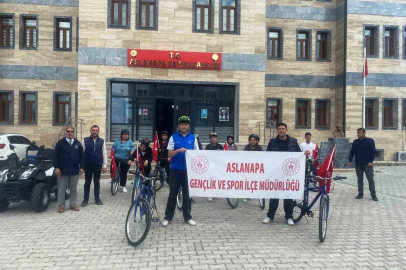 Aslanapa’da bisiklet turu düzenlendi
