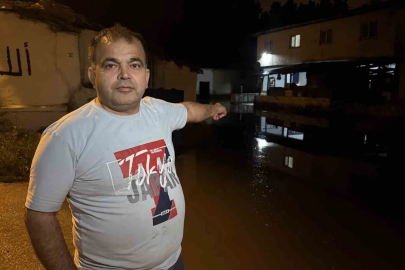 Turhal’da Yeşilırmak suyu taştı, bazı evleri su bastı
