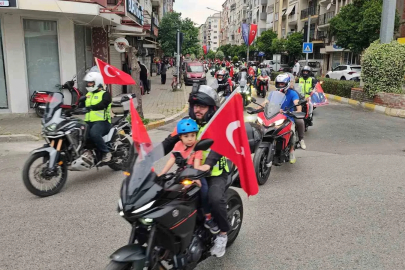 Nazilli’de iki tekerli kutlama
