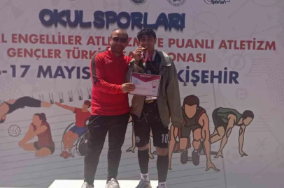 Özalplı Ferhat Çıkar Türkiye birincisi oldu
