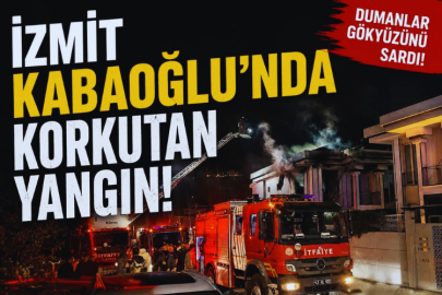 İzmit Kabaoğlu’nda Korkutan Yangın!
