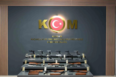 Kırşehir’de kaçak silah operasyonu: 1 gözaltı
