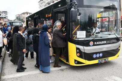 Karabük’te 65 yaş altına ücretsiz ulaşım kaldırıldı
