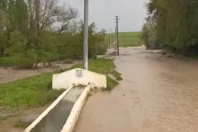 Kırşehir’de sağanak sele dönüştü: Arı kovanları zarar gördü
