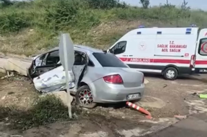 İzmit’te Feci Kaza! Belediye Otobüsü ile Otomobil Çarpıştı: 3 Yaralı