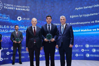 Aydın Sanayi Odası’nda Ticaret Bakanlığı’ndan ‘UR-GE İyi Uygulama’ ödülü
