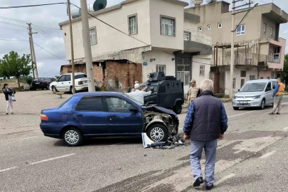 Mardin’de otomobil ile motosiklet çarpıştı: 1 yaralı
