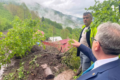 Ordu’da sel ve heyelan
