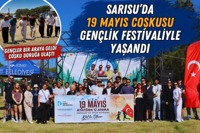Sarısu’da 19 Mayıs coşkusu gençlik festivaliyle yaşandı
