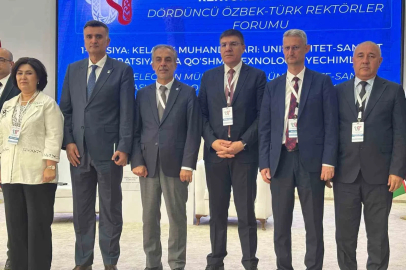 EÜ Rektörü Prof. Dr. Musa Alcı "Özbekistan-Türkiye 4. Rektörler Forumu"na katıldı
