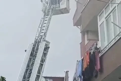 Terasta yangın paniği
