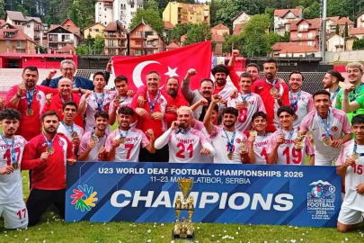 İşitme Engelliler U23 Milli Takımı, dünya şampiyonu oldu
