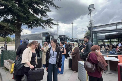 Öğrenciler Bolu Otogarı’nda yoğunluk oluşturdu
