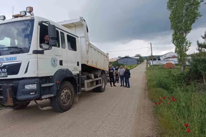 Bilecik’te bayram öncesi köy yollarında yoğun mesai
