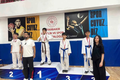 Çermikli sporcular madalyalarla döndü
