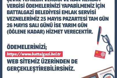 Battalgazi Belediyesi’nden bayram öncesi vezne düzenlemesi
