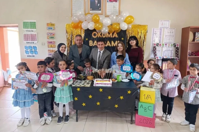 Diyadin’de miniklerden okuma bayramı etkinliği
