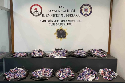 Samsun’da 44 bin adet uyuşturucu hap ele geçirildi
