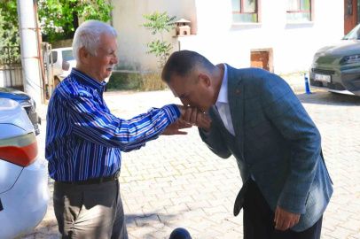 Vali Akbıyık şehit ailesini unutmadı
