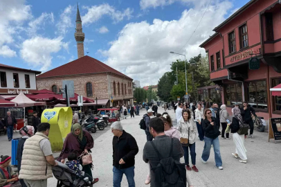 Odunpazarı’nda bayram yoğunluğu
